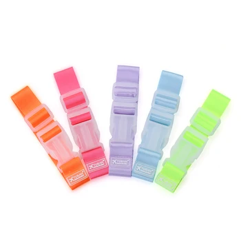 

1PC New Portable Baggage Belt Hook Clip Baggage Buckle Belt Handsfree Easy Travelling Holder Luggage Belt Straps Fixed Clip