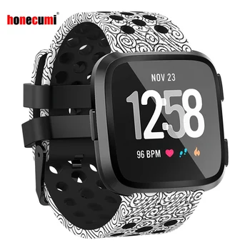 

Honecumi Smart Watch Band Replacement Wristband Strap For Fitbit Versa Smartwatch Sports Fitness Tracker Bands Accessories