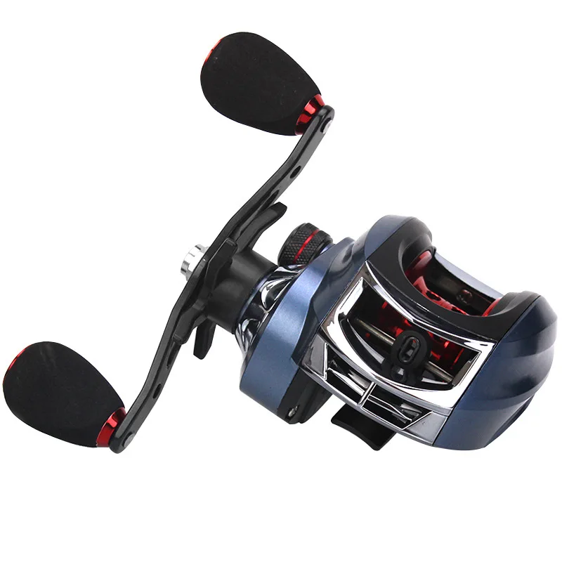 Metal Baitcast Reel Lure Black Fishing Long Cast Bait Casting Reels