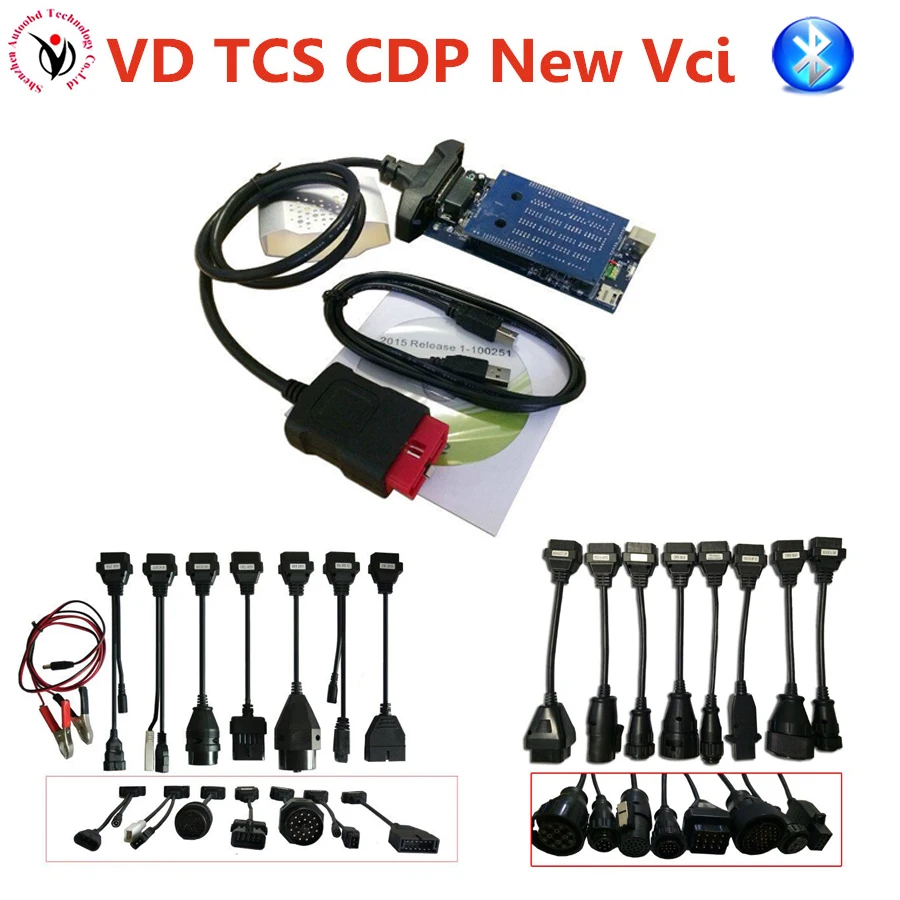 

DHL Newest 2016.0 VD TCS CDP Pro Plus with Bluetooth free activation+ full 8 car cables and full set 8 truck cables Diagnostic