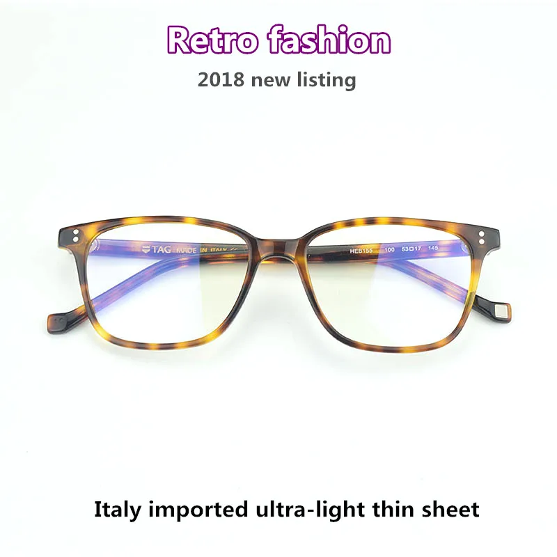 

eyeglasses 2019 Latest listing TAG brand Prescription Glasses Myopia computer optical glasses frame Retro fashion spectacles