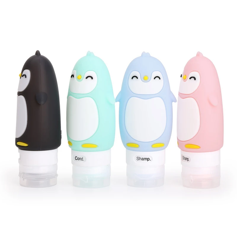 

Travel Silicone Bottle Cartoon Shampoo Shower Gel Lotion Sub-bottling Mini Bottles EDF88