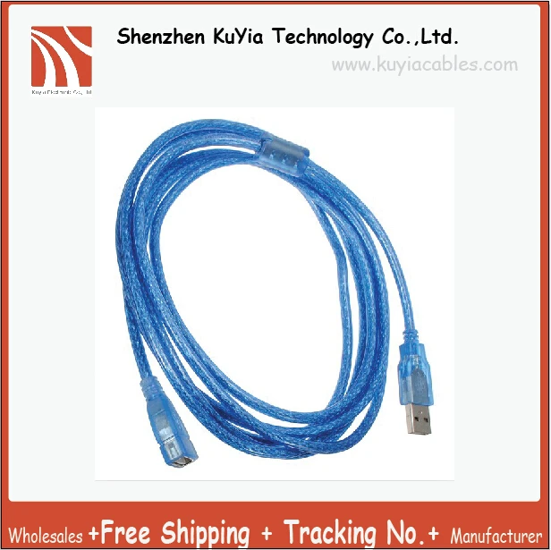 

Free shipping+Track NO.+Free Shipping USB 2.0 A Male M to A Female F Extension Cable 3m 10 ft