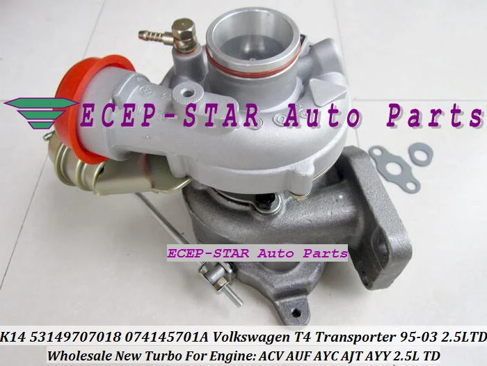 Бесплатная доставка турбо K14 7018 53149707018 074145701A для Volkswagen VW T4 Transporter 1995 2003 ACV AUF AYC AJT 2.5L