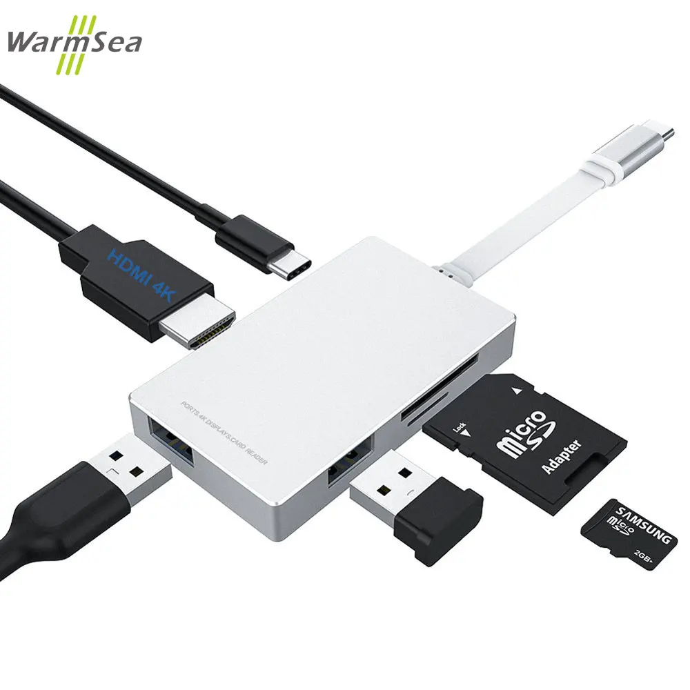Buy Usb C Hub Type C Hub Usb C 3 1 To Hdmi Adapter 4k 2usb 3 0 Sd Tf Card Reader Hi Speed Data Syncing For Macbook Pro Online Cheap Buyenawe Buy Usb C Hub Type C Hub Usb C 3 1 To Hdmi Adapter 4k 2usb 3 0 Sd Tf Card Reader Hi Speed Data Syncing For Macbook Pro Online Cheap Buyenawe