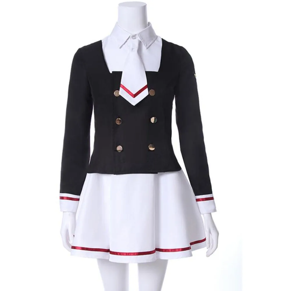 Cardcaptor Sakura Clearcard Kinomoto Tomoyo Daidoji косплей костюм матроса платье школьная форма