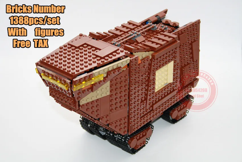

New star wars Starfighter The Sandcrawler fit legoings fighter figures tank Building Blocks Bricks kid diy toys 75220 Gifts xmas