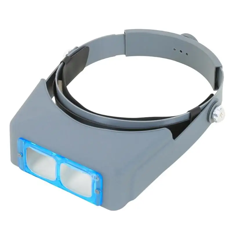 

Double Lens Head-mounted Headband Reading Magnifier Loupe Head Wearing Magnifying Eye Loupe Optivisor Head Watch Repair Glasses
