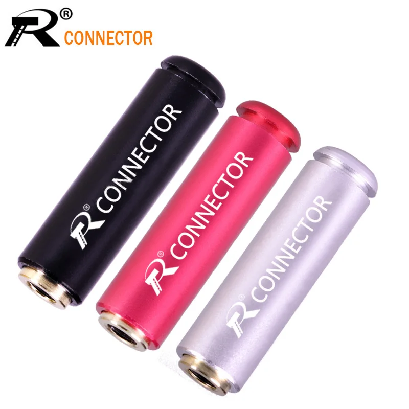 

1pc New arrival Aluminum Jack 3.5 Audio female jack 3.5mm 3 pole Stereo socket Gold Plated Wire Connector Earphone DIY