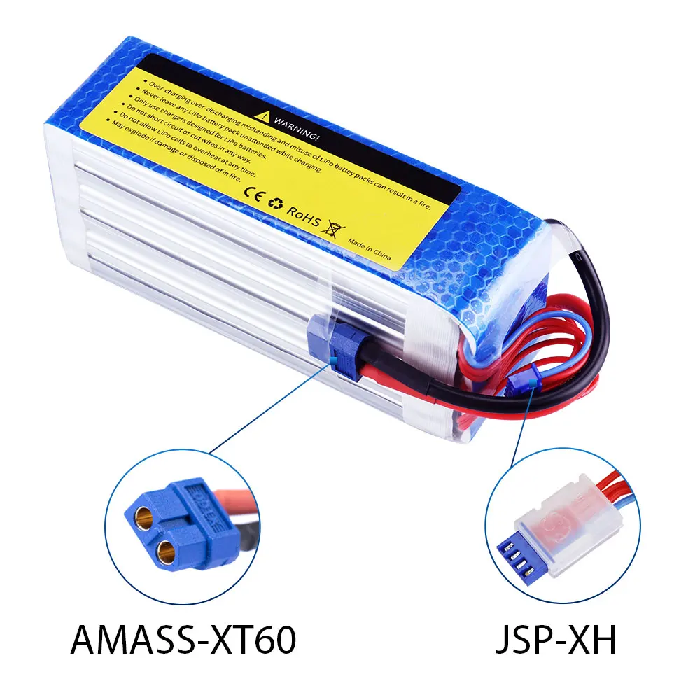 Батарея SEASKY 6S lipo 22,2 V 5200mAh 60C RC батарея lipo 22,2 V батарея XT60 для дрона FPV