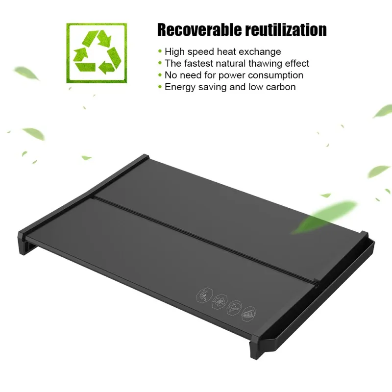 Fast Defrosting Tray Thaw Frozen Food Meat Fruit Quick Defrosting Plate Board Defrost Kitchen Gadget Tool Fast Defrosting Tray Thaw Frozen Food Meat Fruit Quick Defrosting Plate Board Defrost Kitchen Gadget Tool