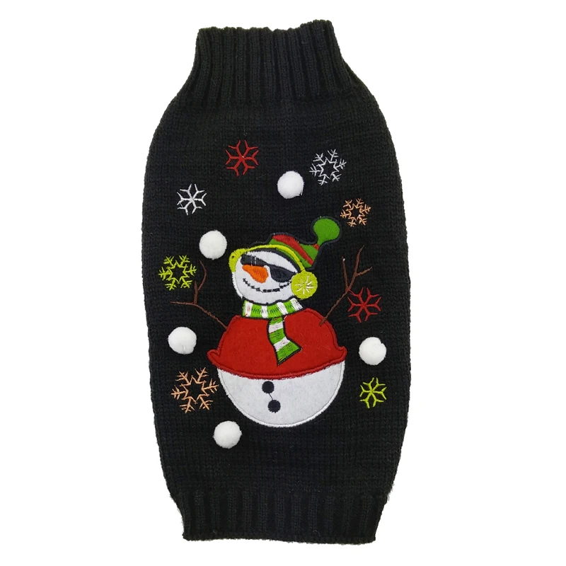 DOGGYZSTYLE, Рождественская зимняя одежда для собак, свитер, пуловеры, джемпер, пальто для маленьких, средних и больших собак, чихуахуа, XS-XL