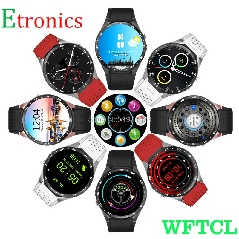 

WFTCL Reloj inteligente Smart Watch Cell Phone Fitness Tracker Bluetooth WristWatch with Camera for Android&IOS Smartphones