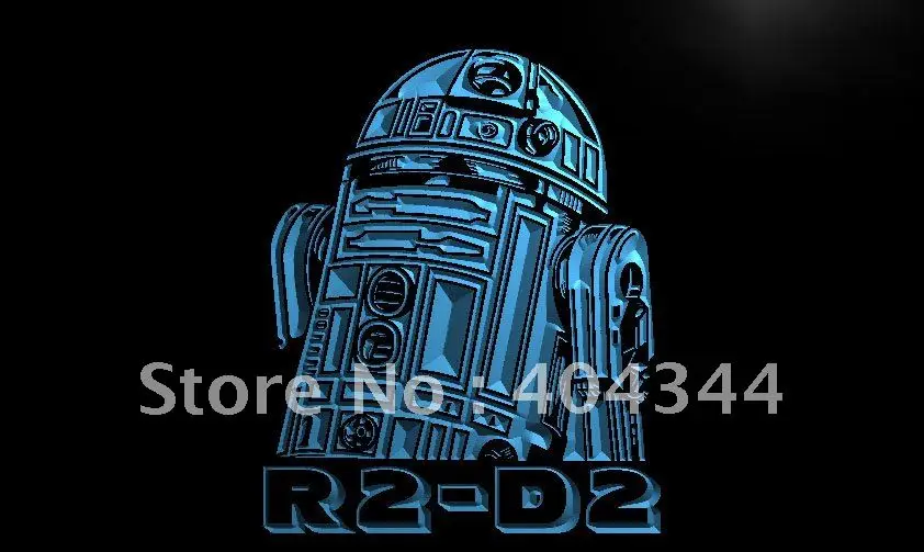 

LC111- R2-D2 Star Wars Display Rare LED Neon Light Sign
