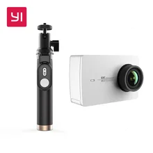 YI 4K Action and Sports Camera Bluetooth Selfie Stick Set 4K/30fps Video 12MP Raw Image with EIS Live Stream Voice Control