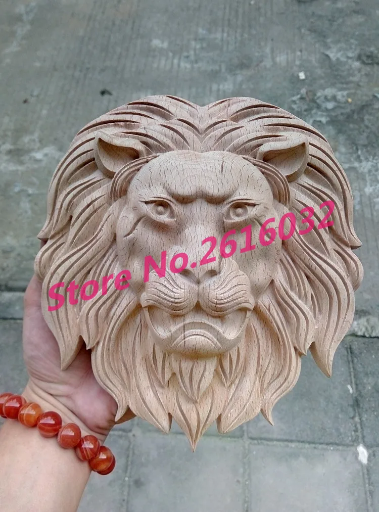 TNUKK-European-style-wood-carving-crafts-Beast-king-lion-home-ornaments-decoration-furnishings-Furniture-decorations-decals