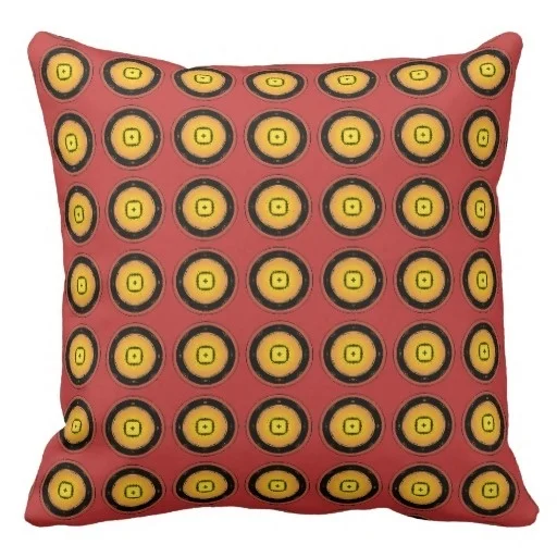 Modern And Simple Pillow Cover Gold Circle Throw Cushion (Size: 45x45cm) Free Shipping | Дом и сад