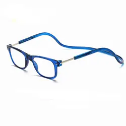 Магнитные очки для чтения Для мужчин Для женщин висит шеи Складные Магнитные очки Пластик магнит Lectura Óculos 04
