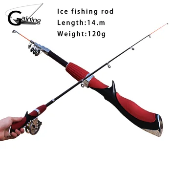 

New Sea Ice Fishing Rod Bait Fishing Tackle Trade Parabolic Pole Rockies Carp Fishing Rods Mini Vara De Fishing Rods