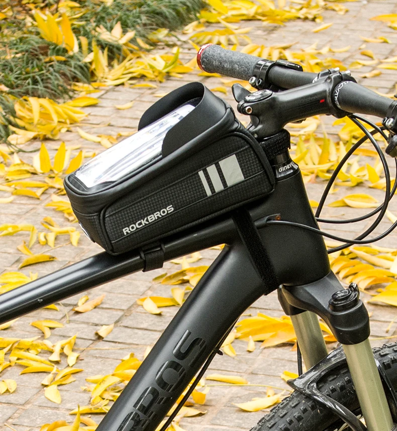 Top ROCKBROS Waterproof Bicycle Frame Bags Cycling Touch Screen Top Tube Bags Bike Handlebar Front Phone Case Holder Bags 6.0 Inch 30 Top ROCKBROS Waterproof Bicycle Frame Bags Cycling Touch Screen Top Tube Bags Bike Handlebar Front Phone Case Holder Bags 6.0 Inch 30