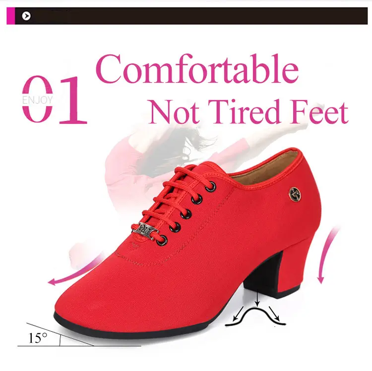 Женская обувь для латинских танцев; женская обувь из эластичной ткани; Современная обувь для джазовых танцев; Обувь для бальных танцев; мягкая подошва; цвет черный, красный; обувь для учителя