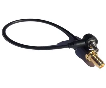 

50pcs CRC9 Or TS9 Male Right Angle To RP-SMA Female RF Pigtail Cable RG174 16CM