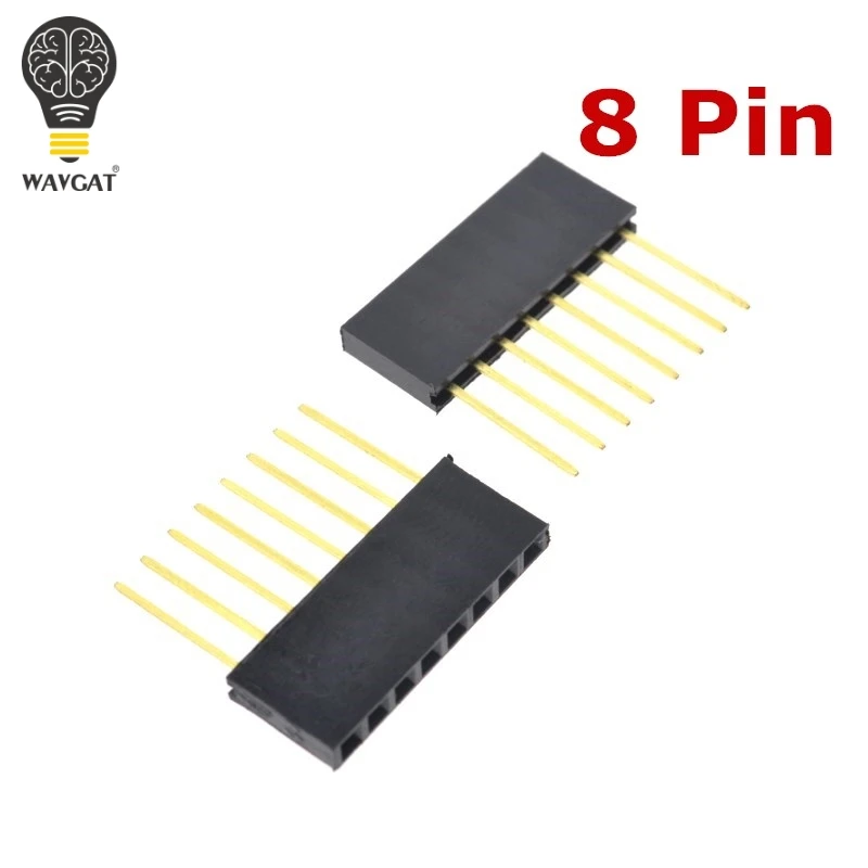 Специальный штыревой разъем мама PC104 длинный с расстоянием 2 54 1*8/8P контактный 11 мм