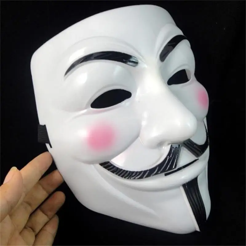 Halloween Mask Party Masks V for Vendetta Anonymous Guy Fawkes Fancy Dress Adult Costume Accessory Cosplay | Дом и сад