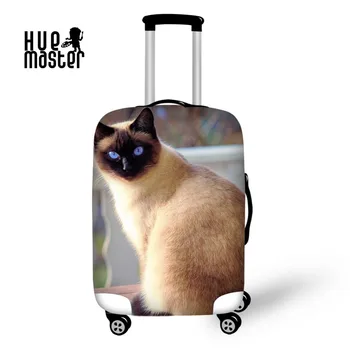 

Luggage Protector Cover Travel Accessories High Elastic Fabric Trolley Case Cat Printing Suitable for 18-30 inch Suitcase Covers