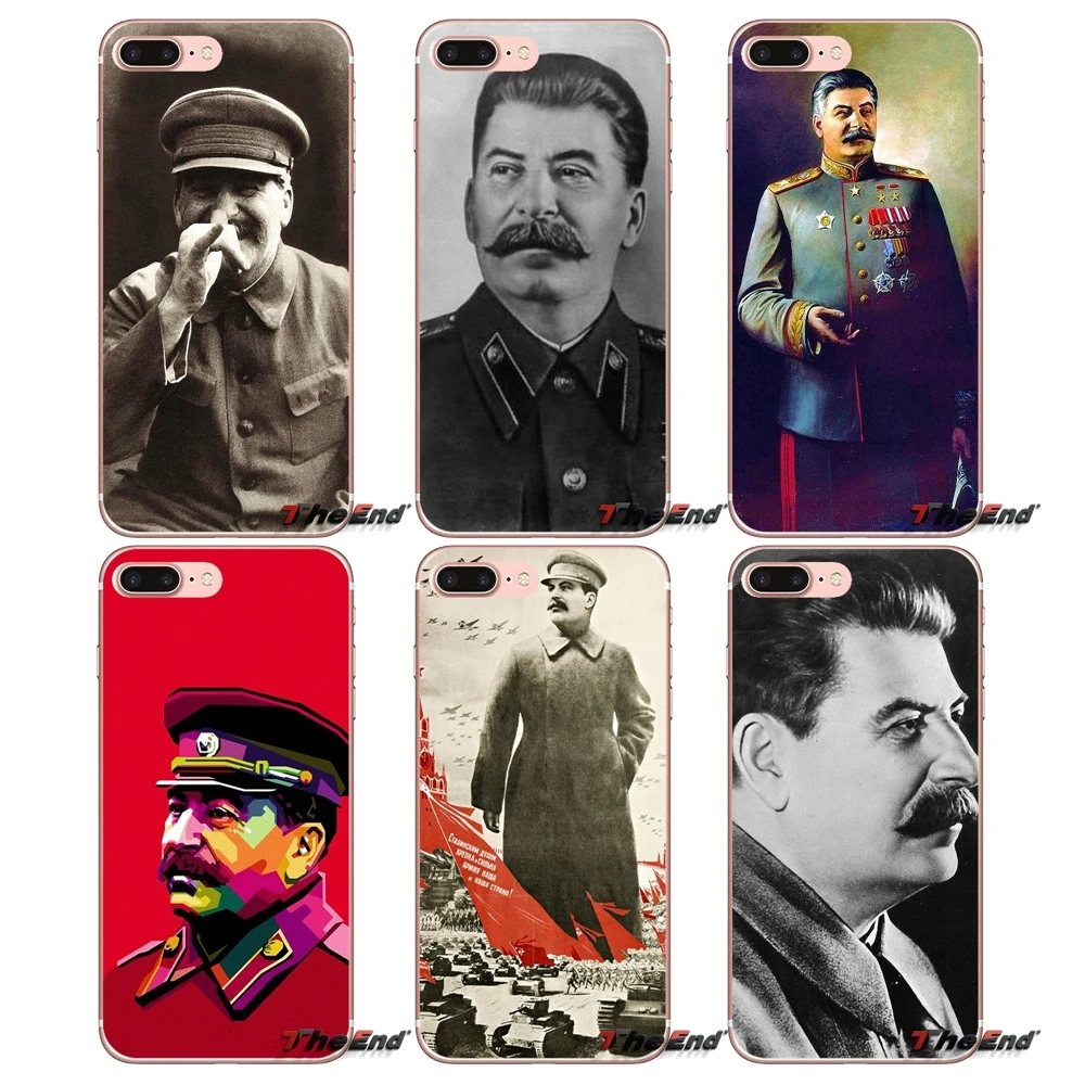 

Vintage Russian Stalin Ussr Silicone Case For Apple iPhone X 4 4S 5 5S SE 5C 6 6S 7 8 Plus 6Plus 7plus 8plus Fundas Coque