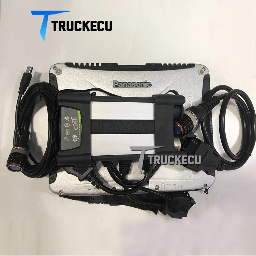 Forvolvo Vocom II 88894000+ V2.7 PTT dev2tool Premium Tech tool+ Impact forvolvo грузовик экскаватор погрузчик Диагностика+ ноутбук CF19