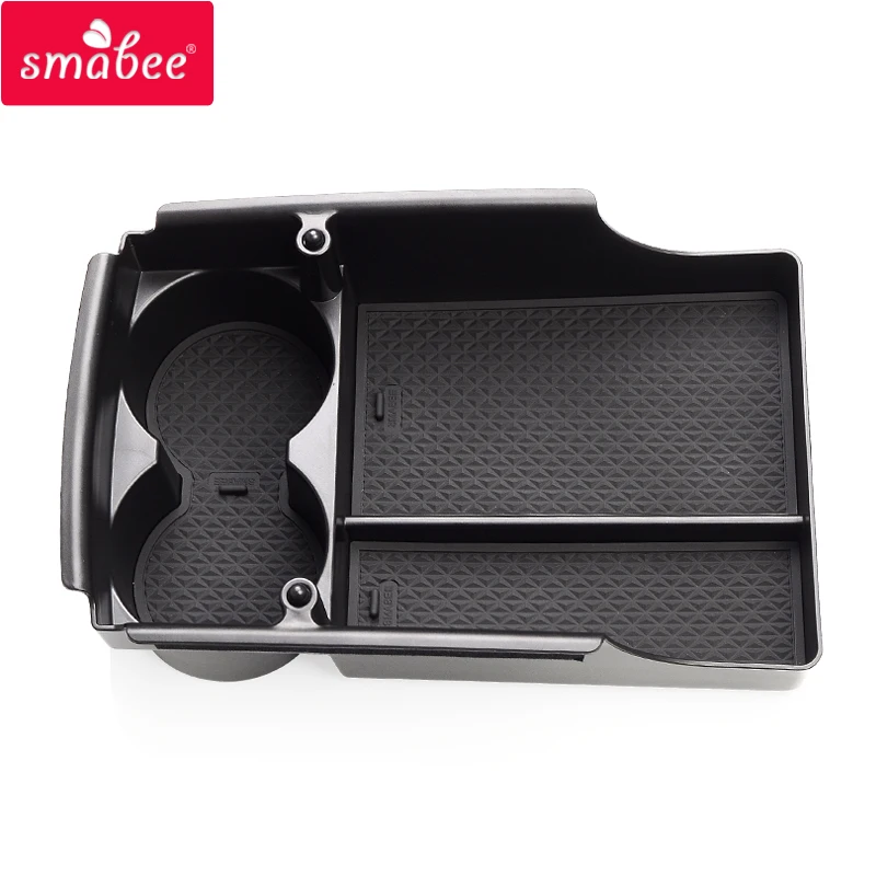 smabee Car central armrest box For Tesla MODEL X MODEL S Interior Accessories Stowing Tidying Center Console Organizer BLACK