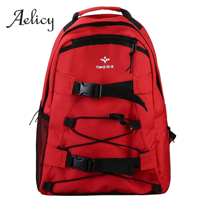 

Aelicy Couple Travel Backpacks Nylon Waterproof Rucksack Folding Leisure Outdoor Hiking Bags Women Men Knapsack Large Capacity