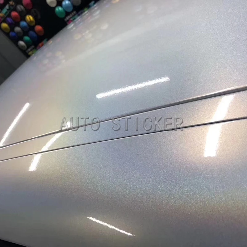 laser white car wrap 8