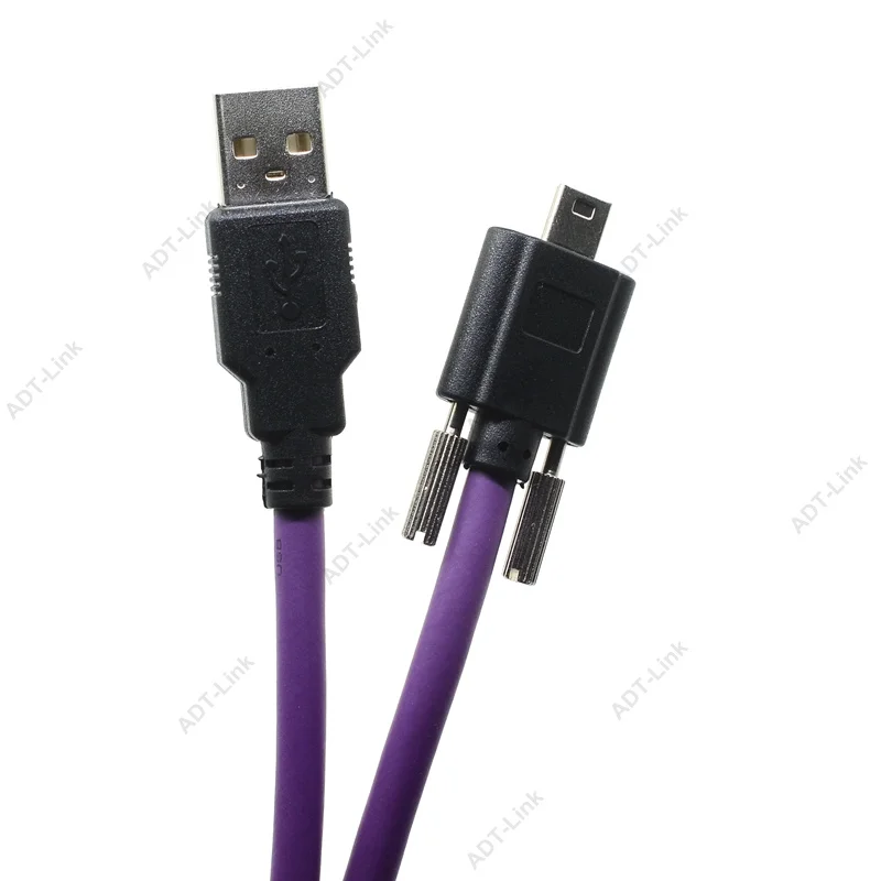Câmera de Visão de Máquina 5pin com Parafuso de Fixação para Fonte de Imagem Mini Cabo Industrial Imagem Daheng Hikvision Usb 2.0 - Image 5