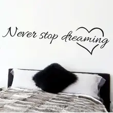 Вдохновляющие наклейки на стену с цитатами для детской комнаты, украшения для спальни, 8567, Diy наклейки для дома, виниловая настенная живопись