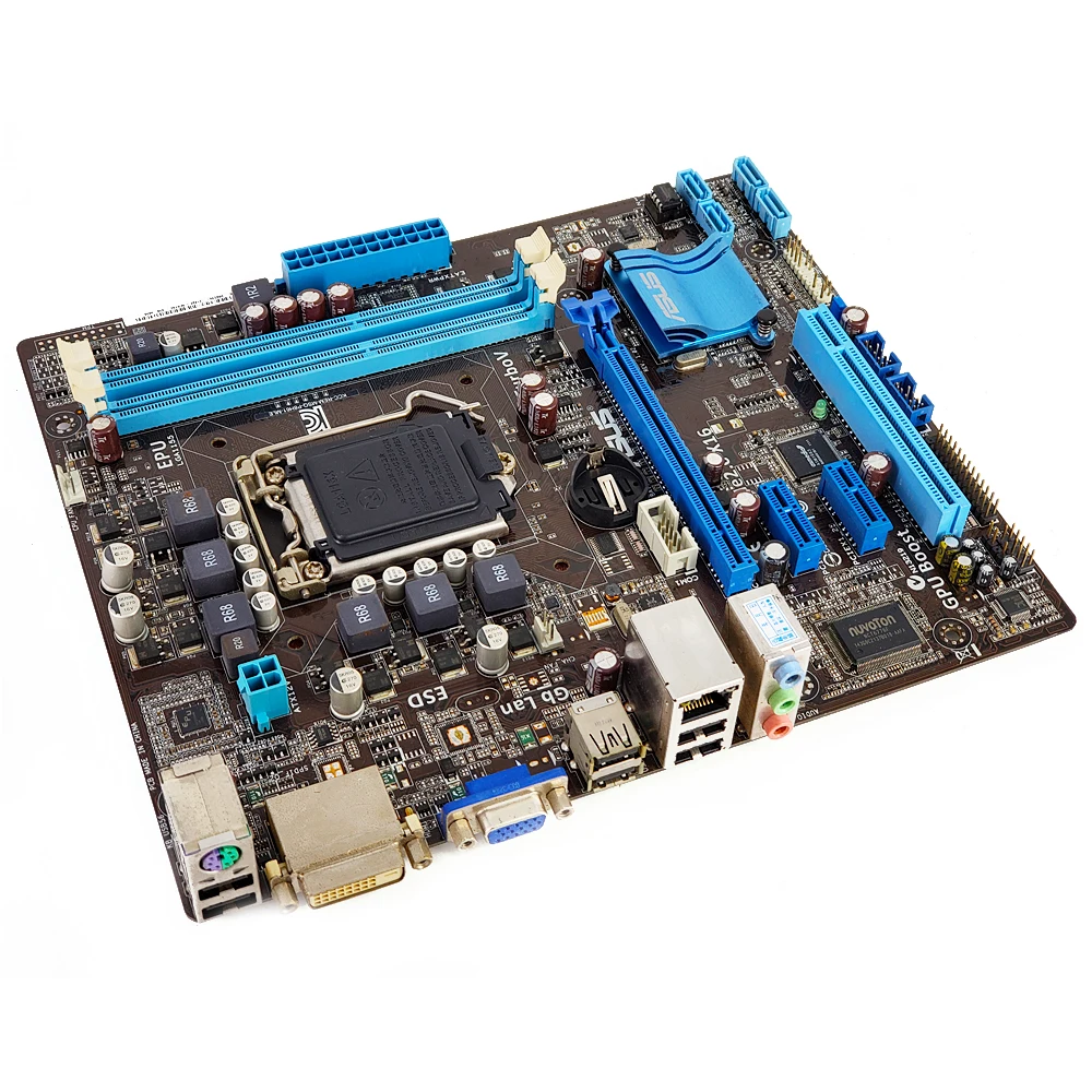 Asus P8H61-M LE настольная материнская плата H61 Socket LGA 1155 для Core i3 i5 i7 DDR3 16G SATA2 USB2.0 uATX оригинальная б/у материнская плата