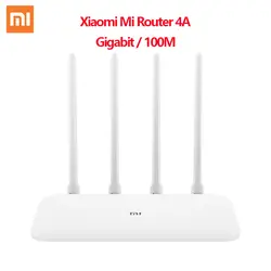 Оригинальный Xiaomi Mi роутер 4A 2,4G 5 ГГц Gigabit/Basic Edition 1167 Мбит/с 4 антенны беспроводной маршрутизатор поддержка WPA APP контроллеры