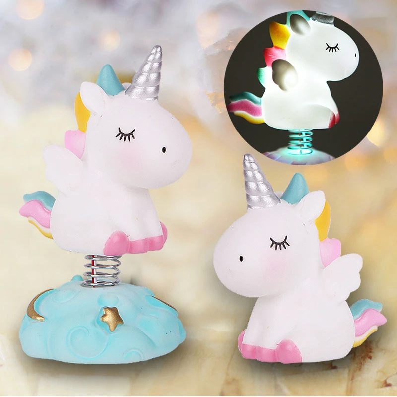 illuminated unicorn cake topper birthday cake decoration wedding cake