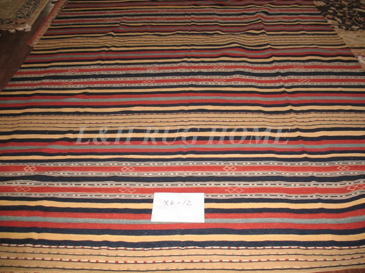 

Free shipping 9'X12' kilim carpets,hand knotted carpets 100% New Zealand wool rug