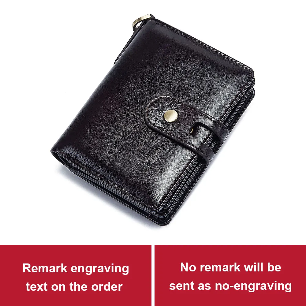 GZCZ гравировка RFID пояса из натуральной кожи кошелек для мужчин портфель подарок мужской моды Карманный Кошелек для монет мешок денег качество дизайнерски - Цвет: Black M