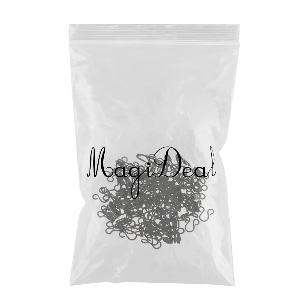50 Set Hooks and Eyes Closure for Clothing, Pants, Dress, Bra Making Sewing Accessories