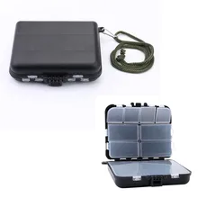 

10 Grid Fishing Gear Box Fishing Lures Carp Case Box Fly Fishing Multi Functions Plastic Lure Box Tackle Fish Accessories 4A