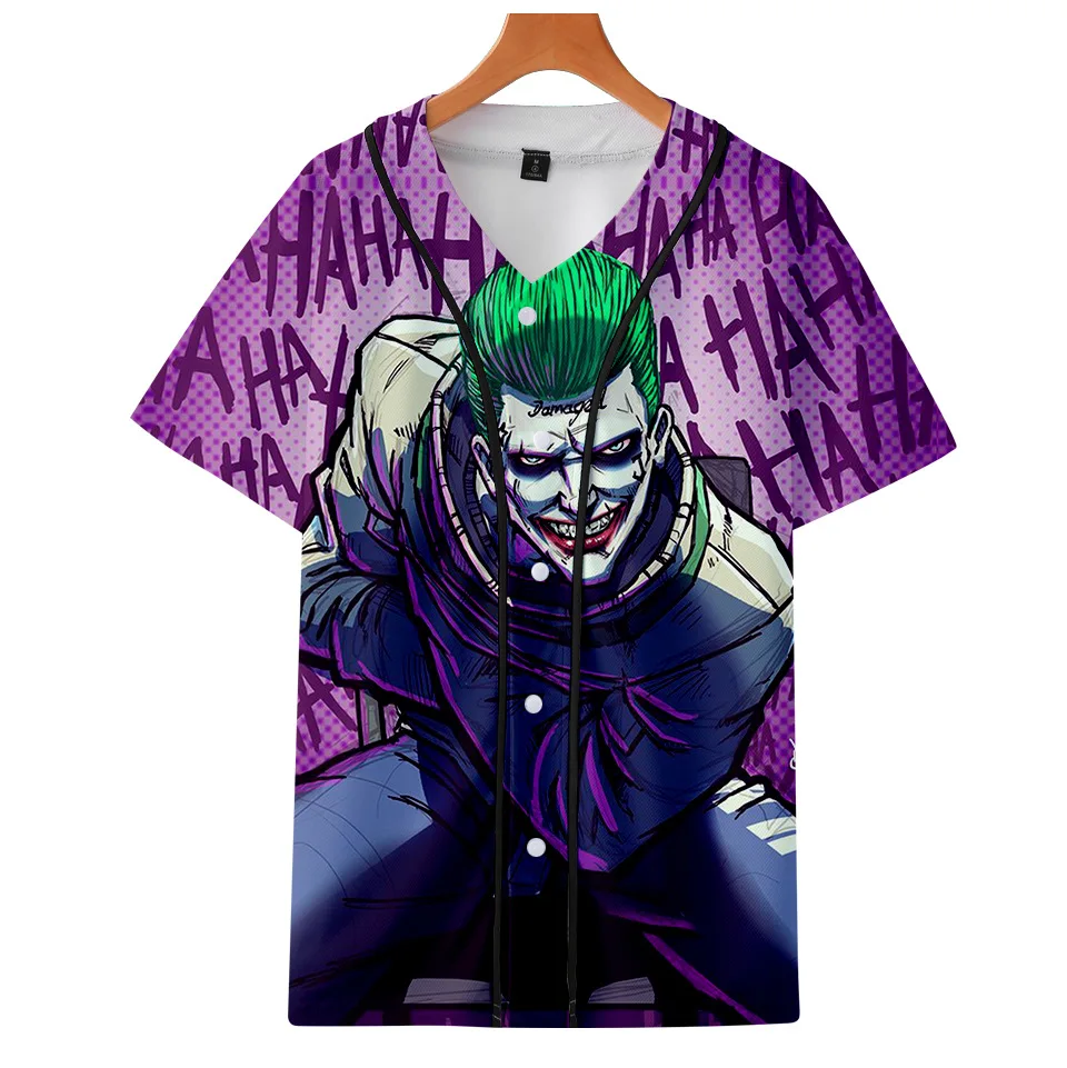 Футболка HAHA Joker мужская с 3D принтом хлопковая тенниска коротким рукавом майка рок