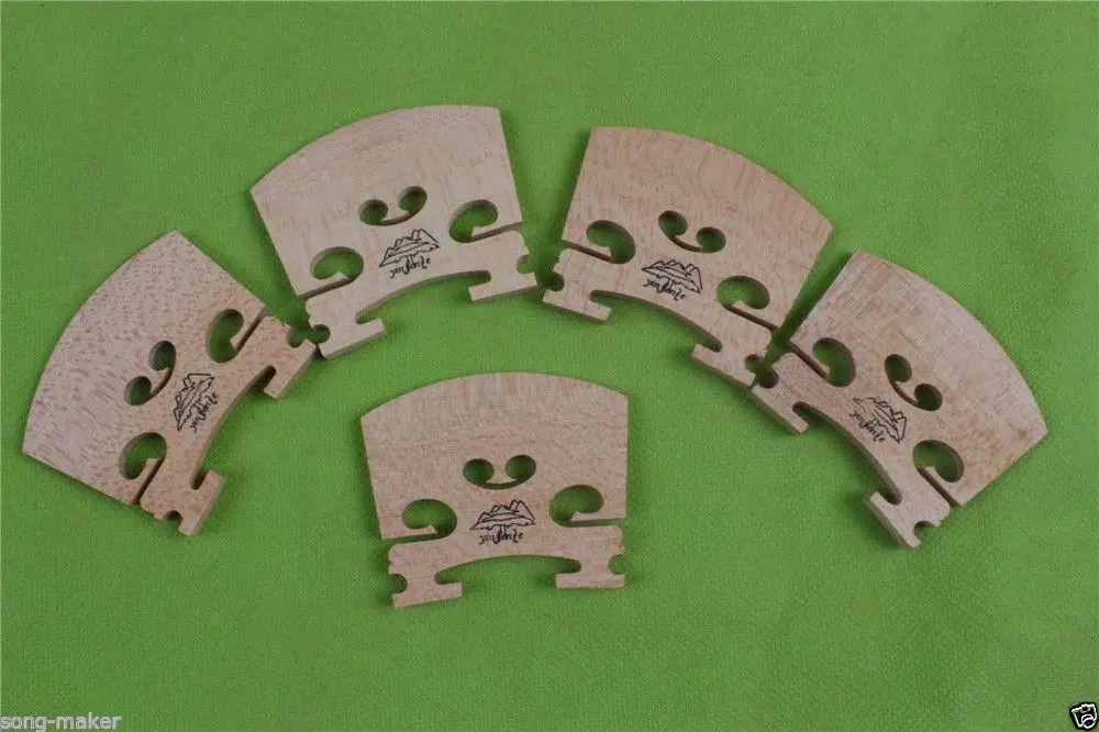 2 pcs 16 inch Viola bridge Maple wood Viola parts Laser Cut 48mmin