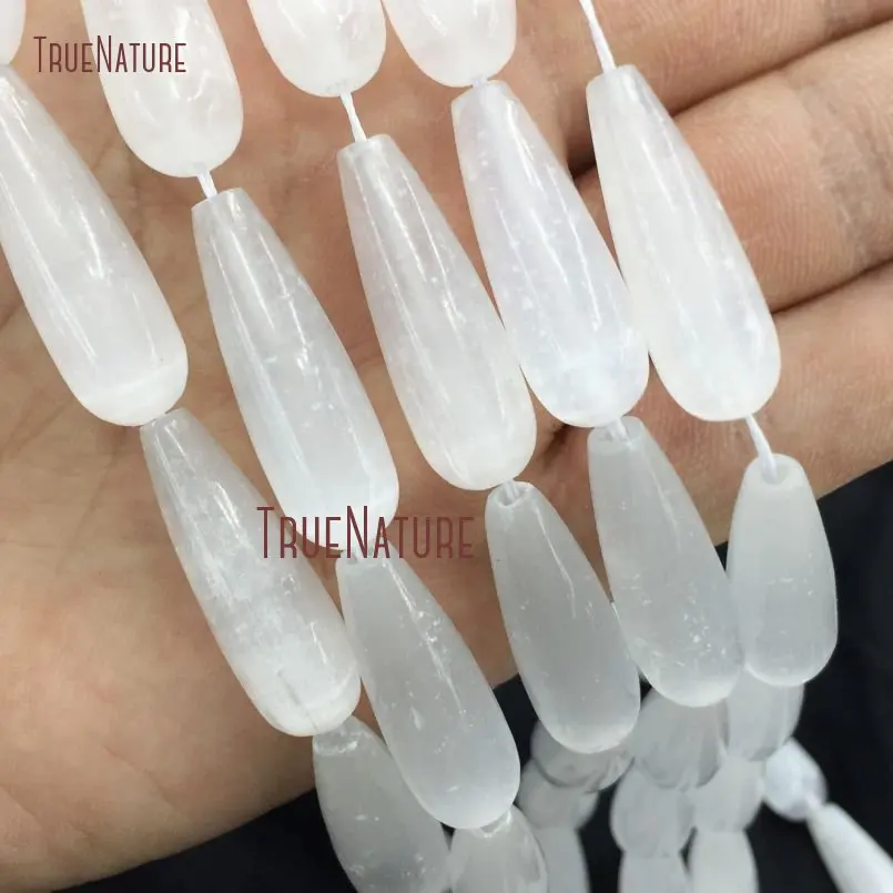 20171208-BE9033- Pear Shape Loose Beads Calcite Crystal Beads_5