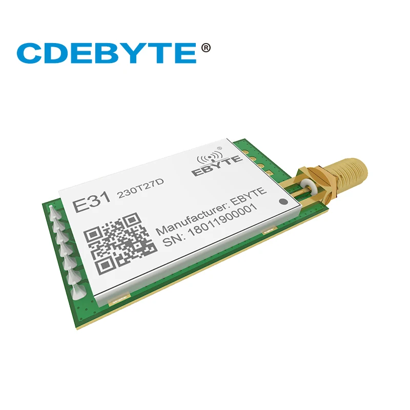 E31 230T27D большой радиус действия AX5043 230 МГц 500 МВт SMA антенна uhf беспроводной