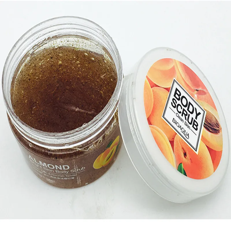120g Almond Body Scrub Exfoliating Gel Whitening Body Scrub Cream Dead Skin Remover Scrub Body Care 3