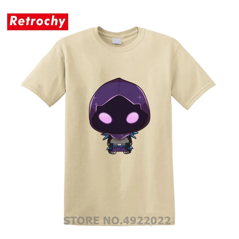 Geek Raven Chibi дизайн Fortnight Футболка Harajuku Мужская модная футболка из чистого хлопка Homme 3D принт Тренд Брендовая футболка Camisetas