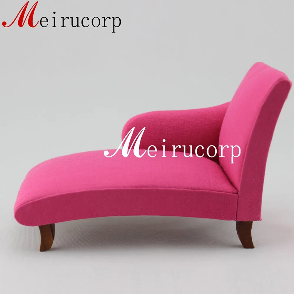 

Fine 1/12 Scale Miniature Furniture Lovely Cloth Art Small sofa for Dollhouse